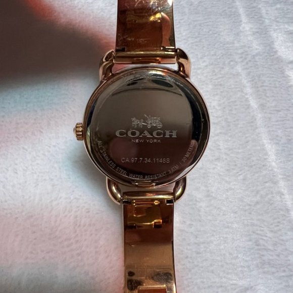 Vintage Coach Etched Watch